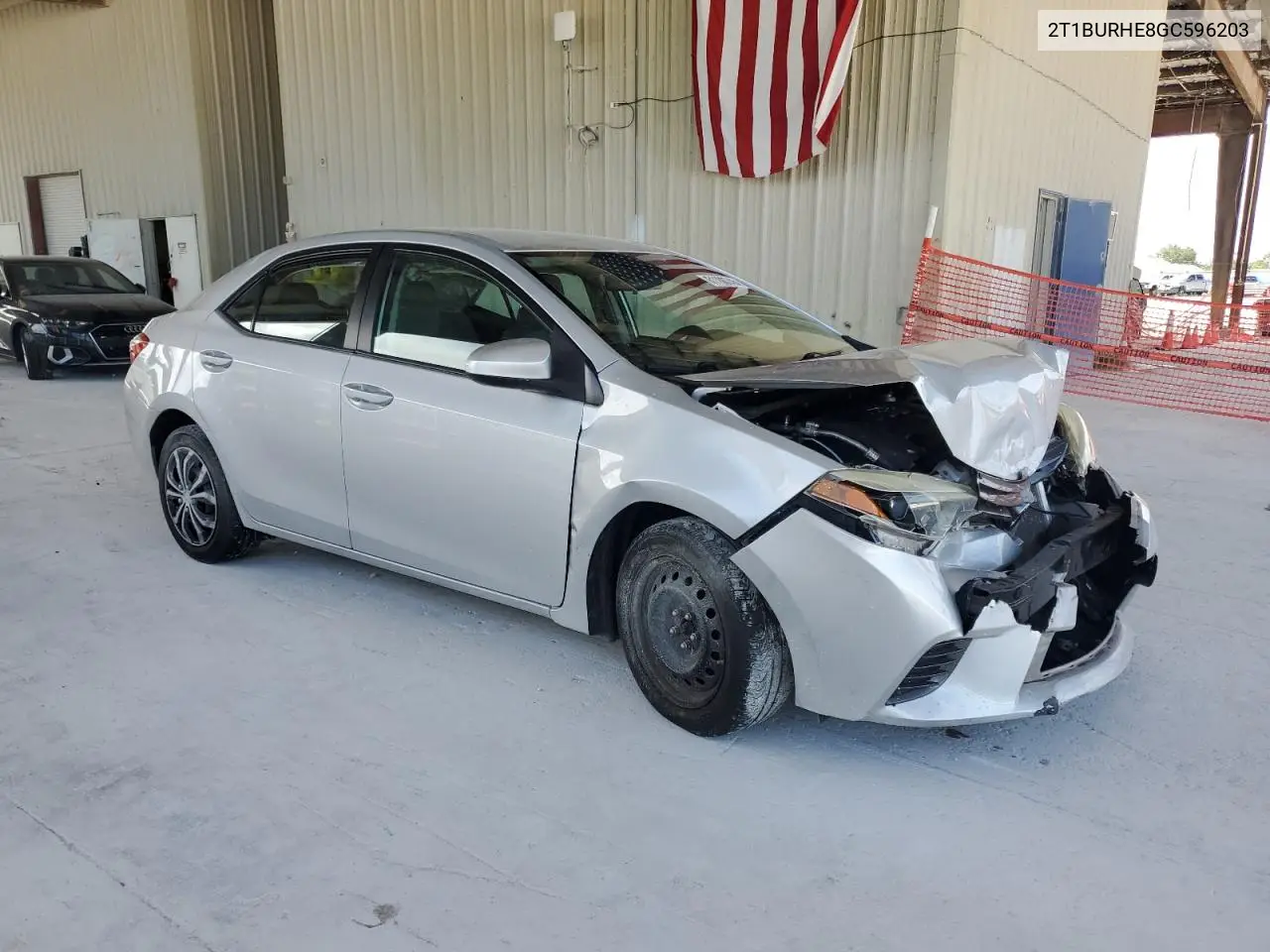 2016 Toyota Corolla L VIN: 2T1BURHE8GC596203 Lot: 61108745