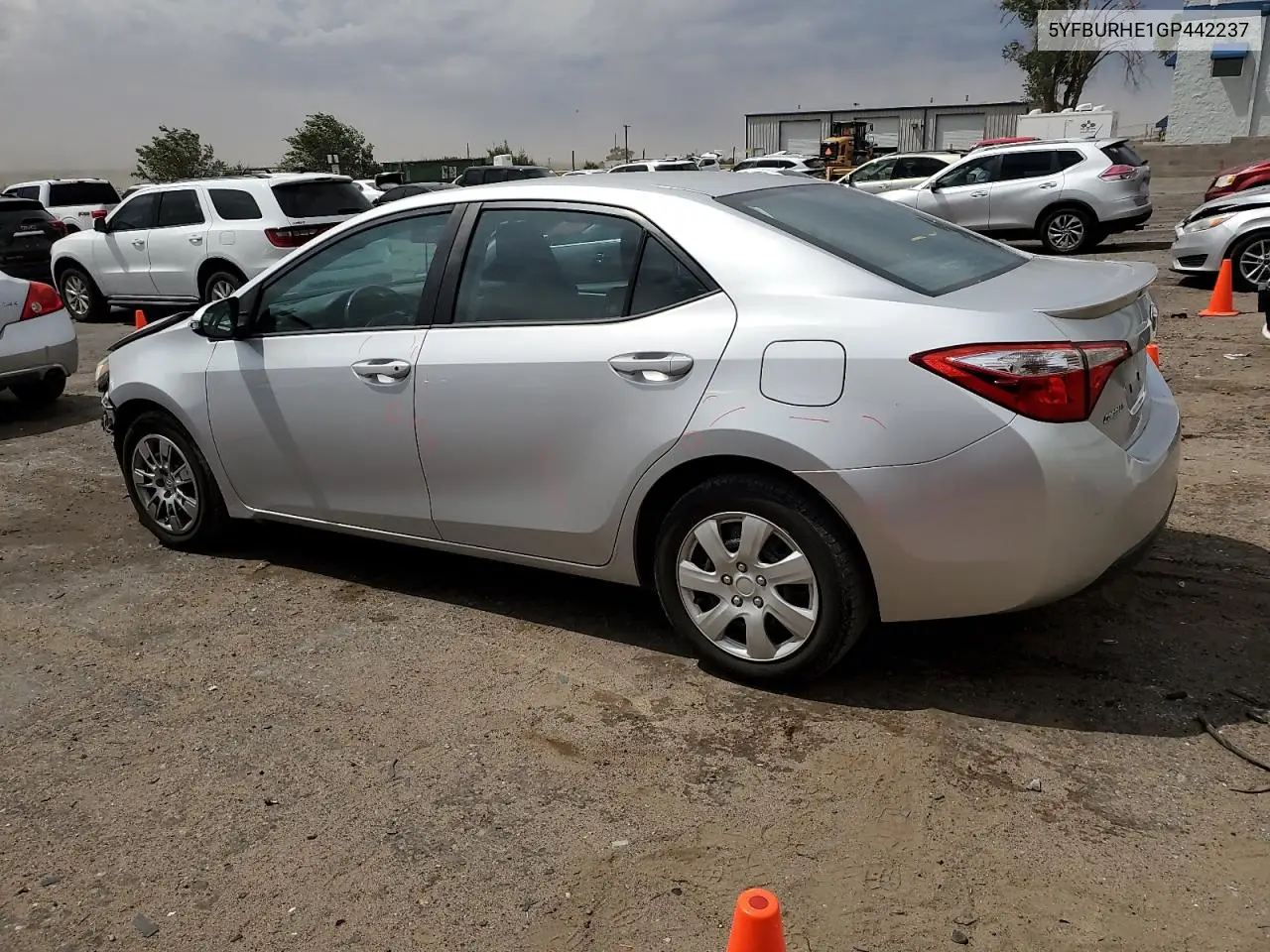 2016 Toyota Corolla L VIN: 5YFBURHE1GP442237 Lot: 62318435