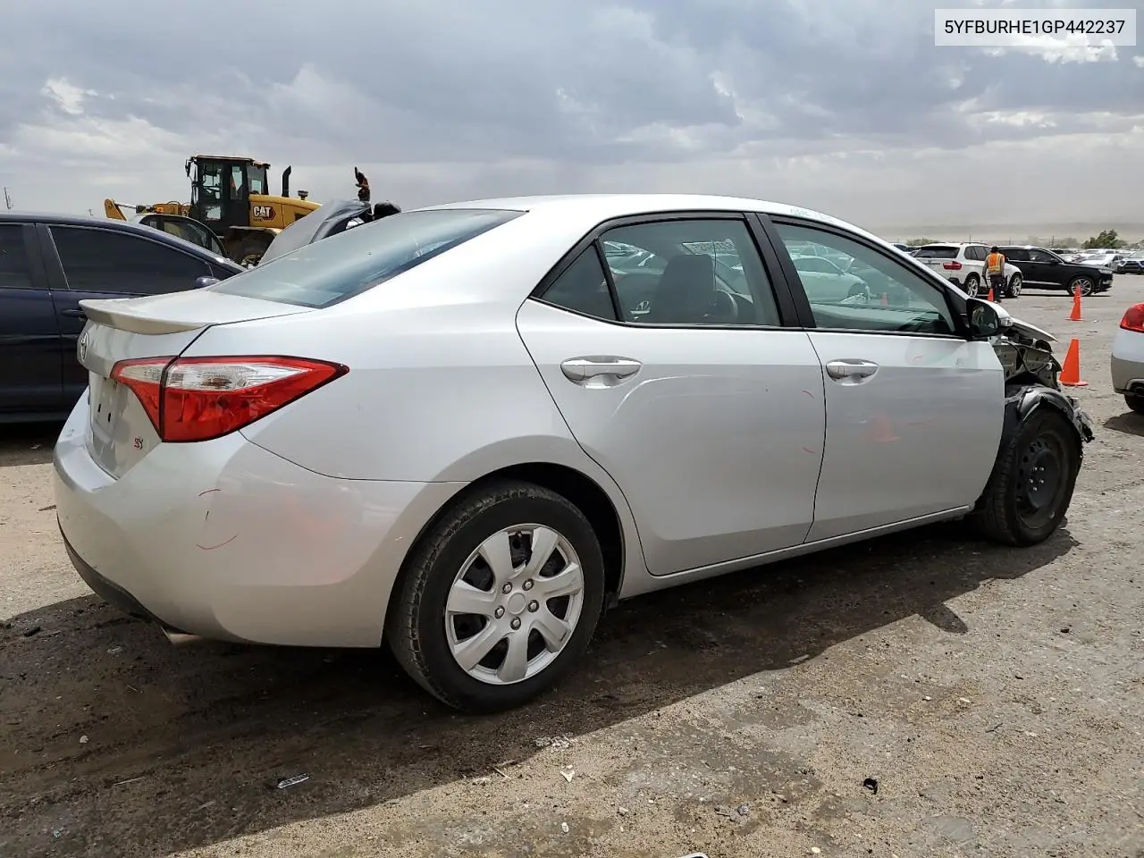 2016 Toyota Corolla L VIN: 5YFBURHE1GP442237 Lot: 62318435