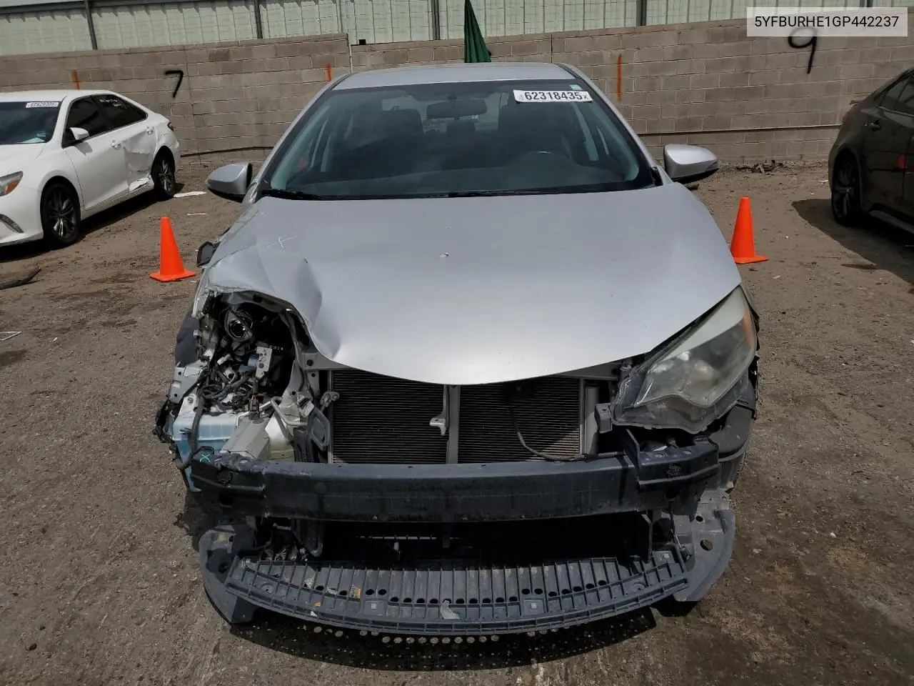 2016 Toyota Corolla L VIN: 5YFBURHE1GP442237 Lot: 62318435