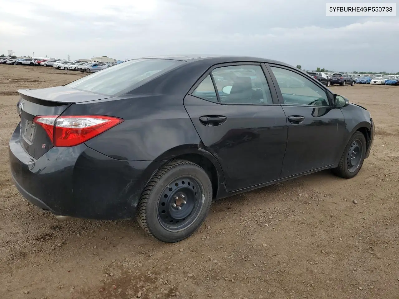 2016 Toyota Corolla L VIN: 5YFBURHE4GP550738 Lot: 62498765