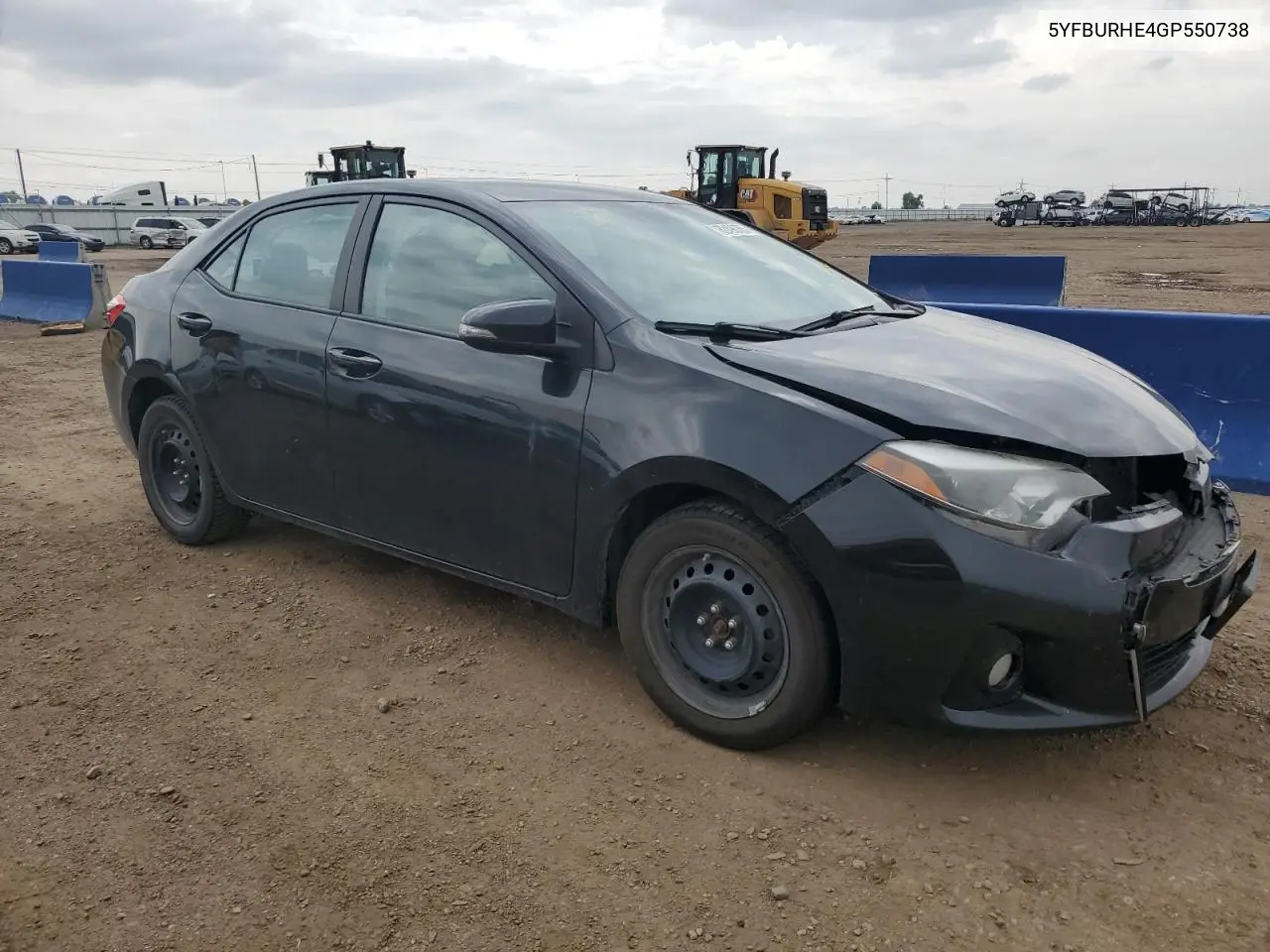 2016 Toyota Corolla L VIN: 5YFBURHE4GP550738 Lot: 62498765