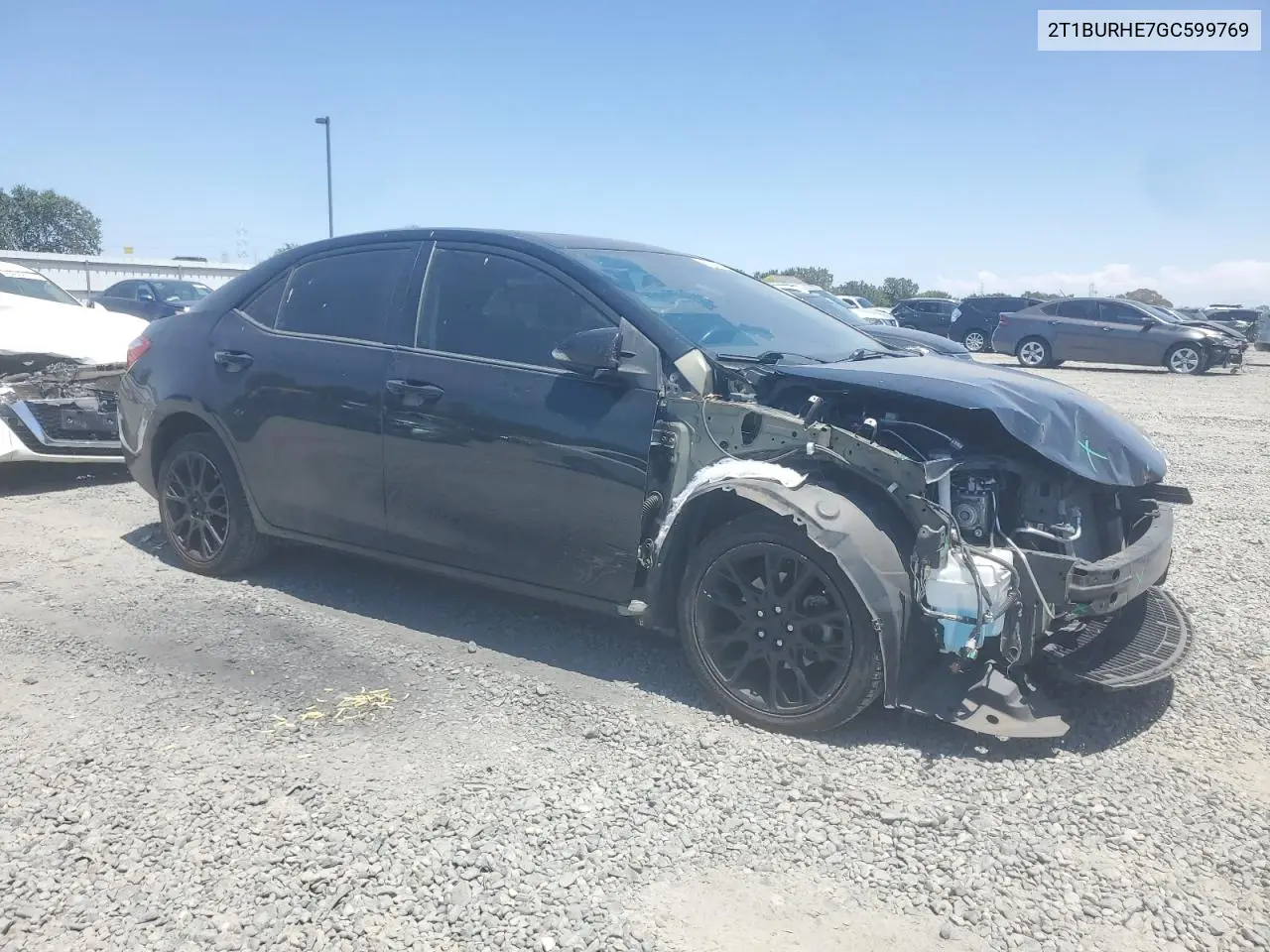 2016 Toyota Corolla L VIN: 2T1BURHE7GC599769 Lot: 62731495