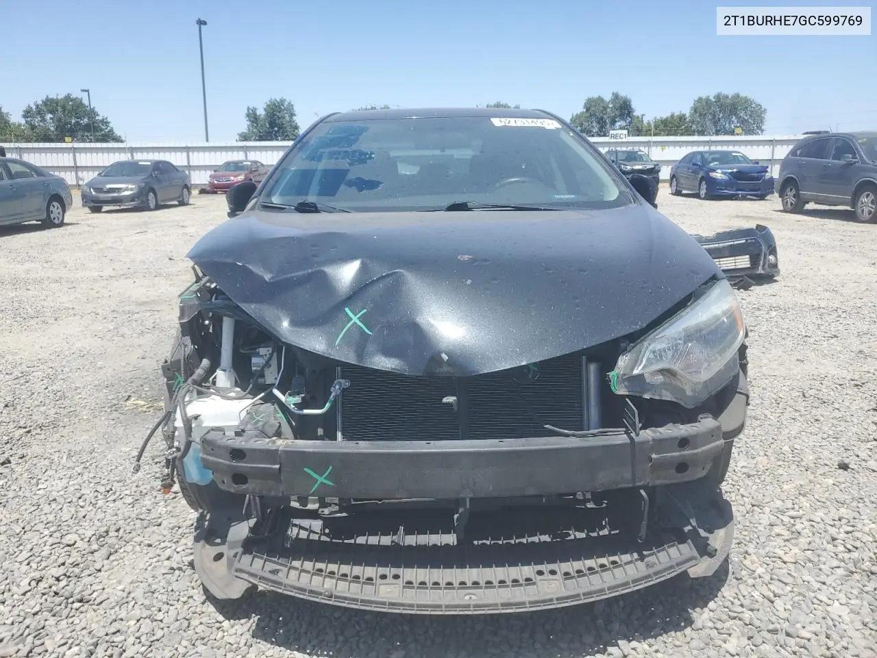 2016 Toyota Corolla L VIN: 2T1BURHE7GC599769 Lot: 62731495