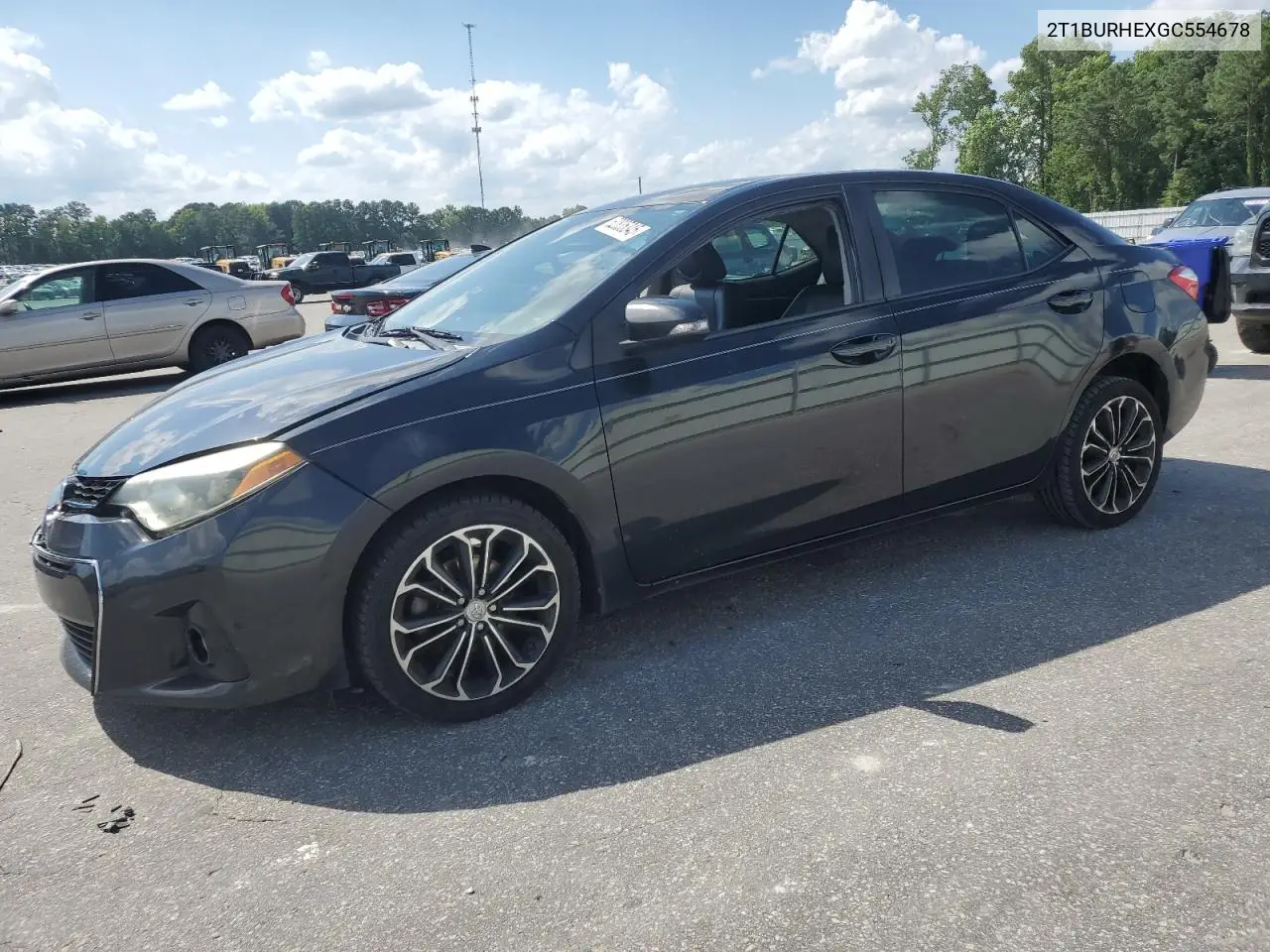 2016 Toyota Corolla L VIN: 2T1BURHEXGC554678 Lot: 62835345