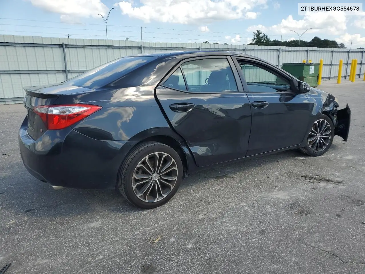 2016 Toyota Corolla L VIN: 2T1BURHEXGC554678 Lot: 62835345