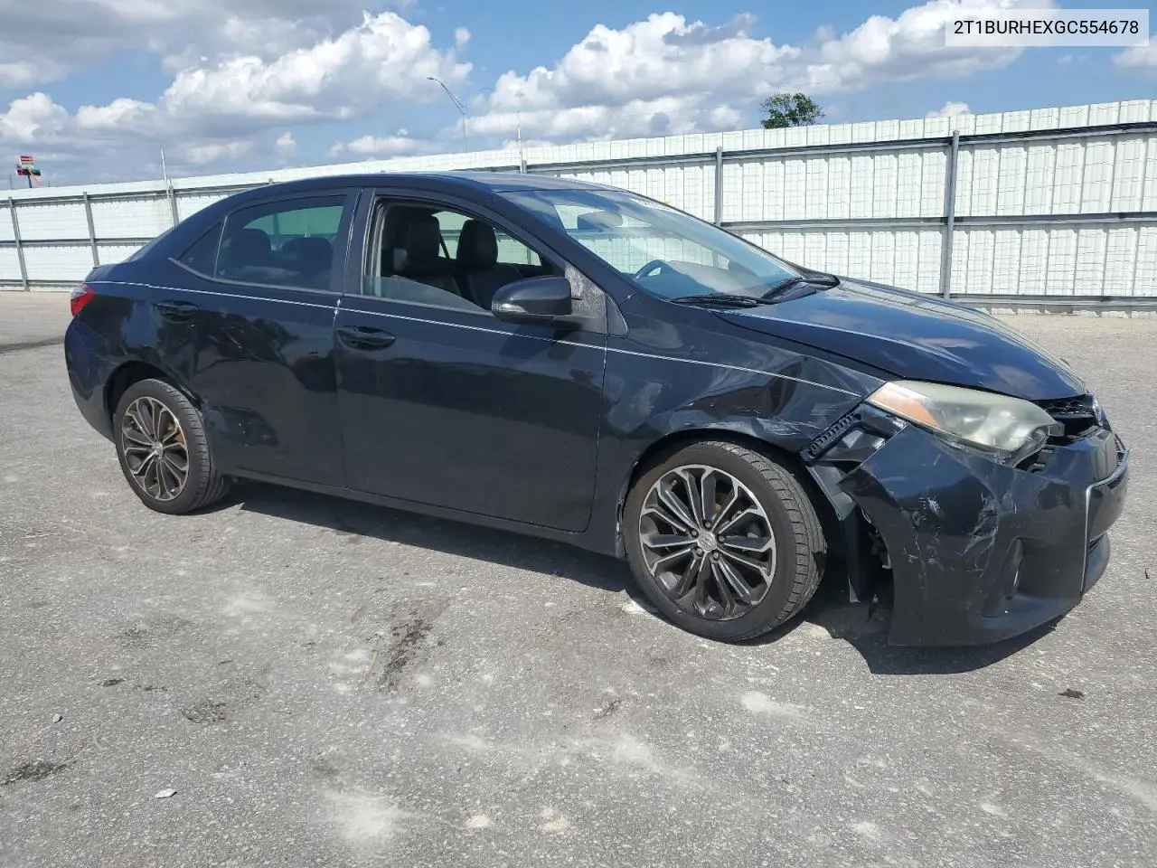 2016 Toyota Corolla L VIN: 2T1BURHEXGC554678 Lot: 62835345