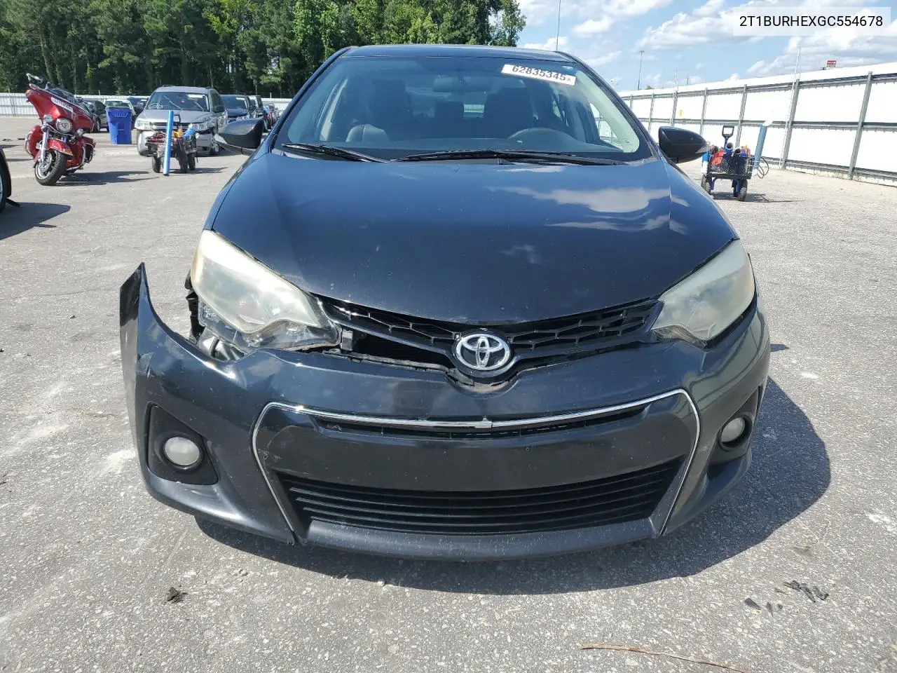 2016 Toyota Corolla L VIN: 2T1BURHEXGC554678 Lot: 62835345