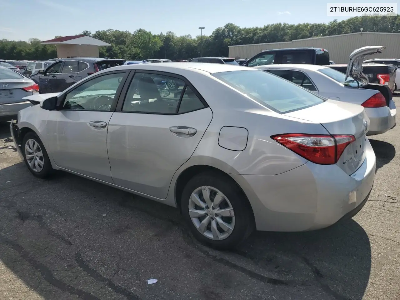 2016 Toyota Corolla L VIN: 2T1BURHE6GC625925 Lot: 62866405