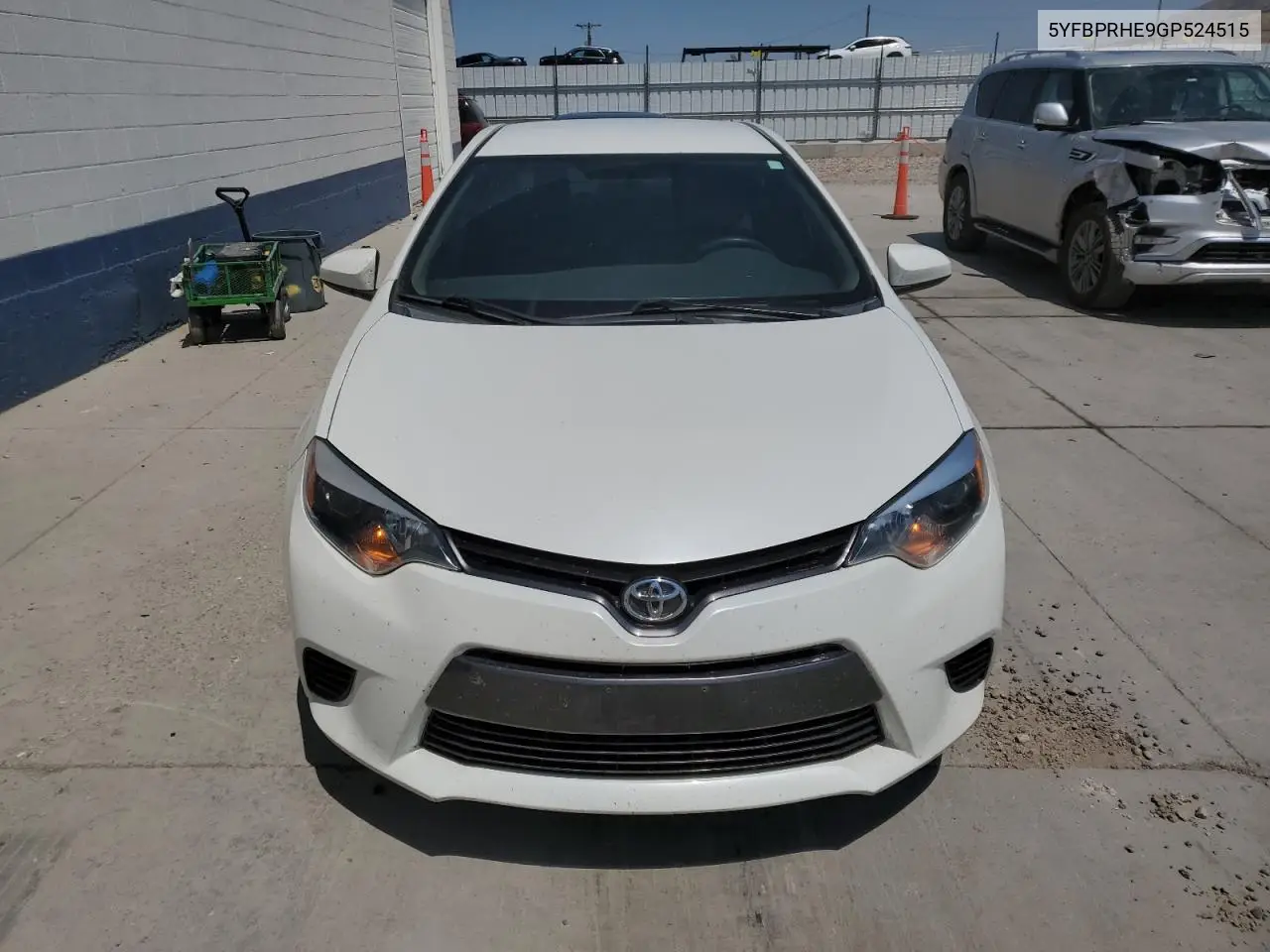 2016 Toyota Corolla Eco VIN: 5YFBPRHE9GP524515 Lot: 62898085