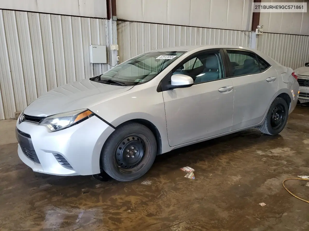 2016 Toyota Corolla L VIN: 2T1BURHE9GC571861 Lot: 62912055