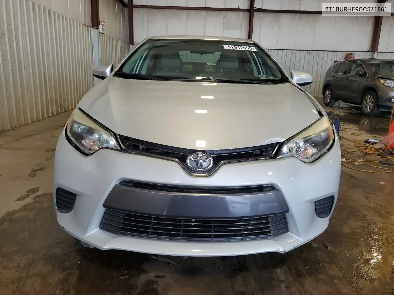 2016 Toyota Corolla L VIN: 2T1BURHE9GC571861 Lot: 62912055