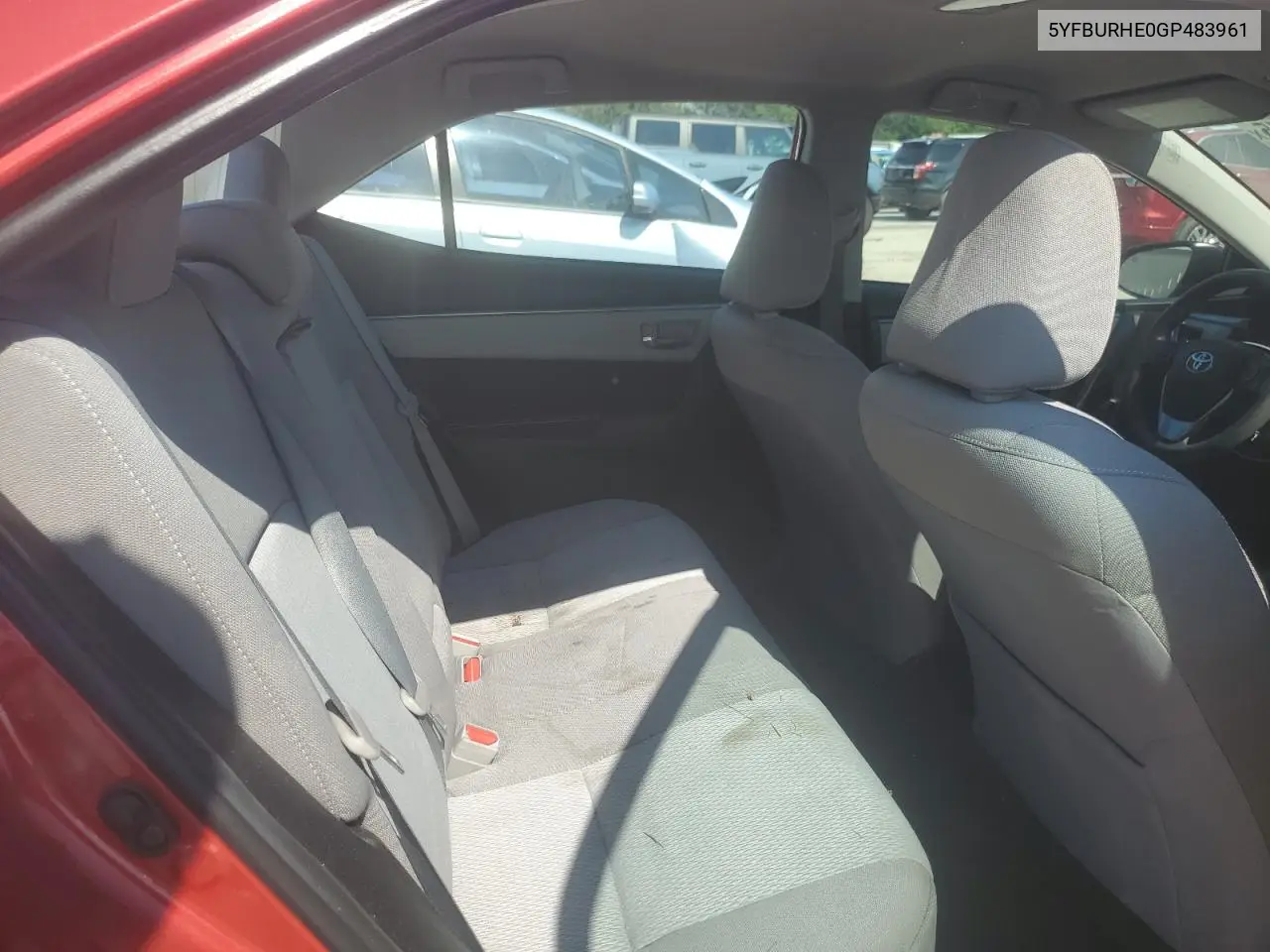 2016 Toyota Corolla L VIN: 5YFBURHE0GP483961 Lot: 63001975