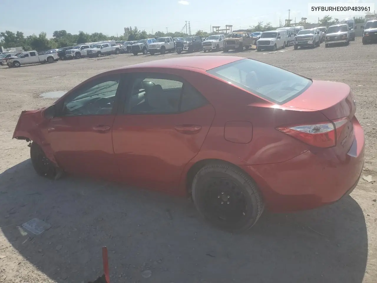 2016 Toyota Corolla L VIN: 5YFBURHE0GP483961 Lot: 63001975