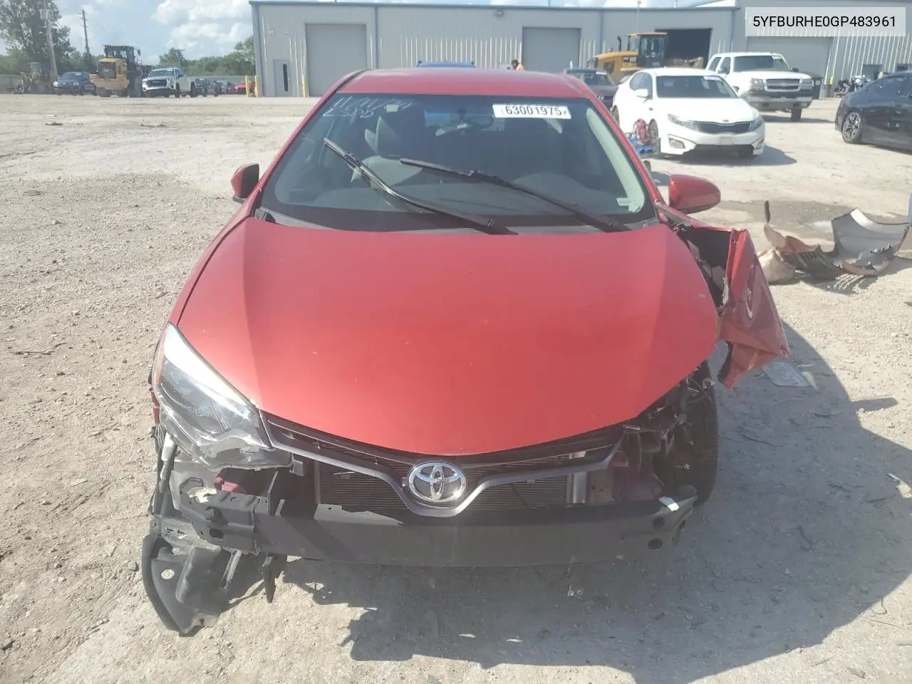 2016 Toyota Corolla L VIN: 5YFBURHE0GP483961 Lot: 63001975