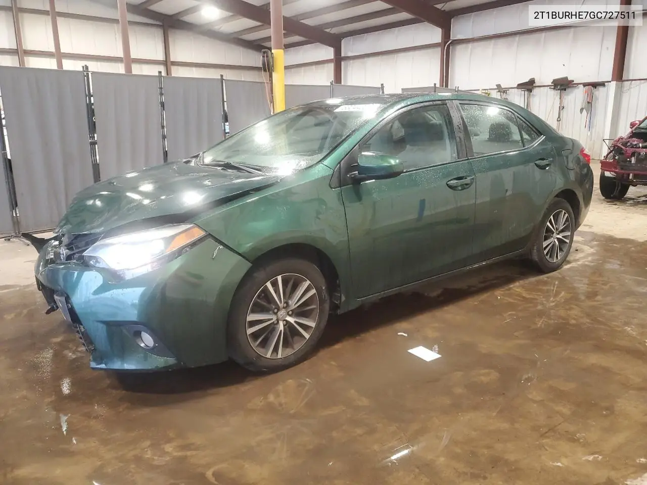 2016 Toyota Corolla L VIN: 2T1BURHE7GC727511 Lot: 63044835