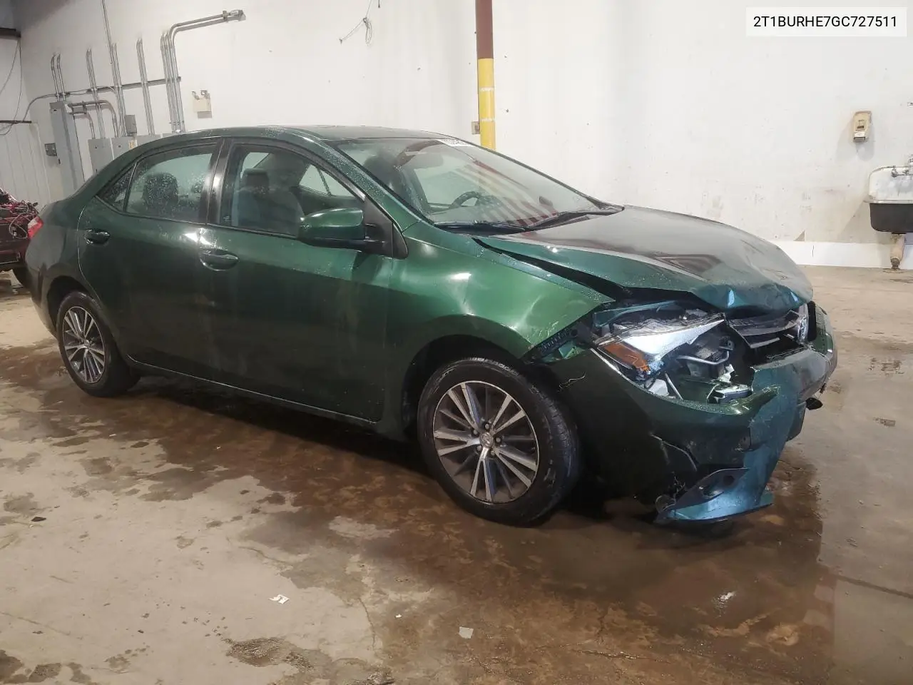 2016 Toyota Corolla L VIN: 2T1BURHE7GC727511 Lot: 63044835
