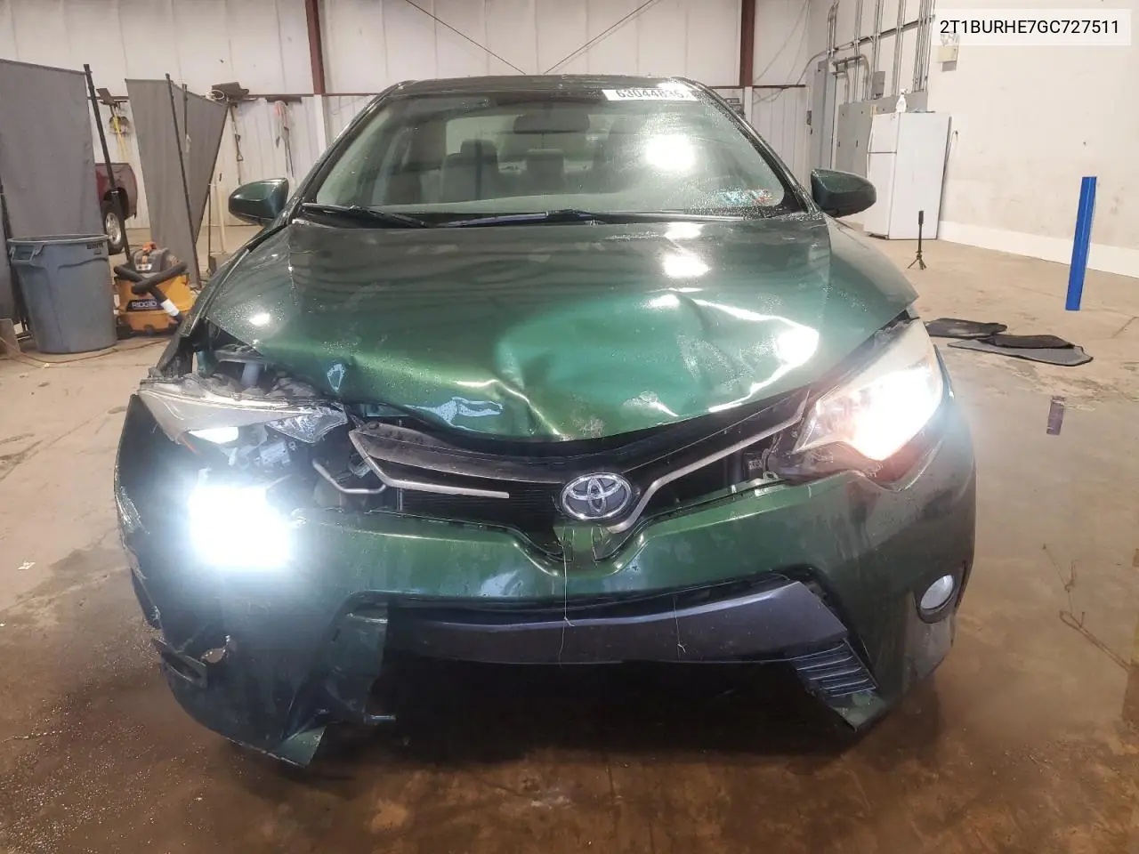 2016 Toyota Corolla L VIN: 2T1BURHE7GC727511 Lot: 63044835