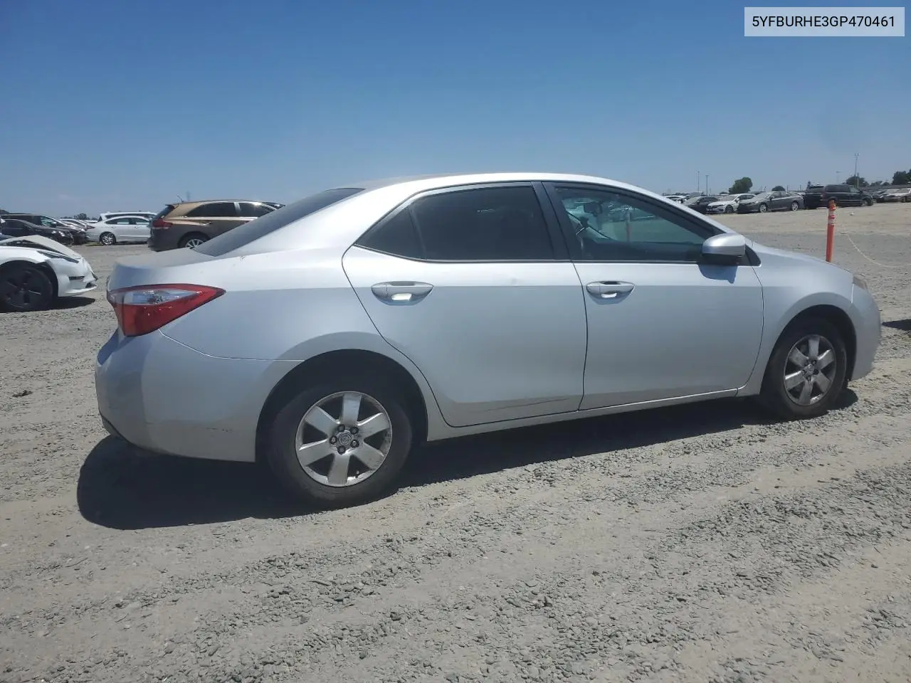 2016 Toyota Corolla L VIN: 5YFBURHE3GP470461 Lot: 63080175
