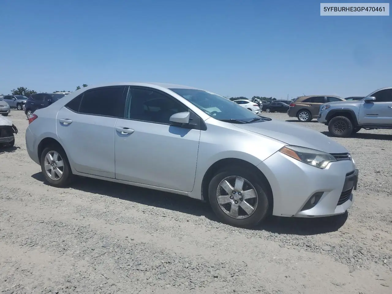 2016 Toyota Corolla L VIN: 5YFBURHE3GP470461 Lot: 63080175
