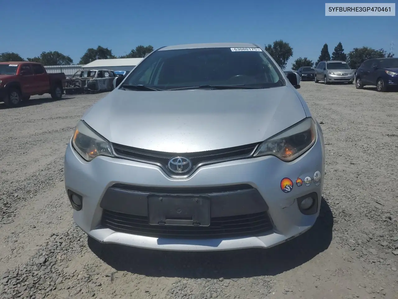 2016 Toyota Corolla L VIN: 5YFBURHE3GP470461 Lot: 63080175