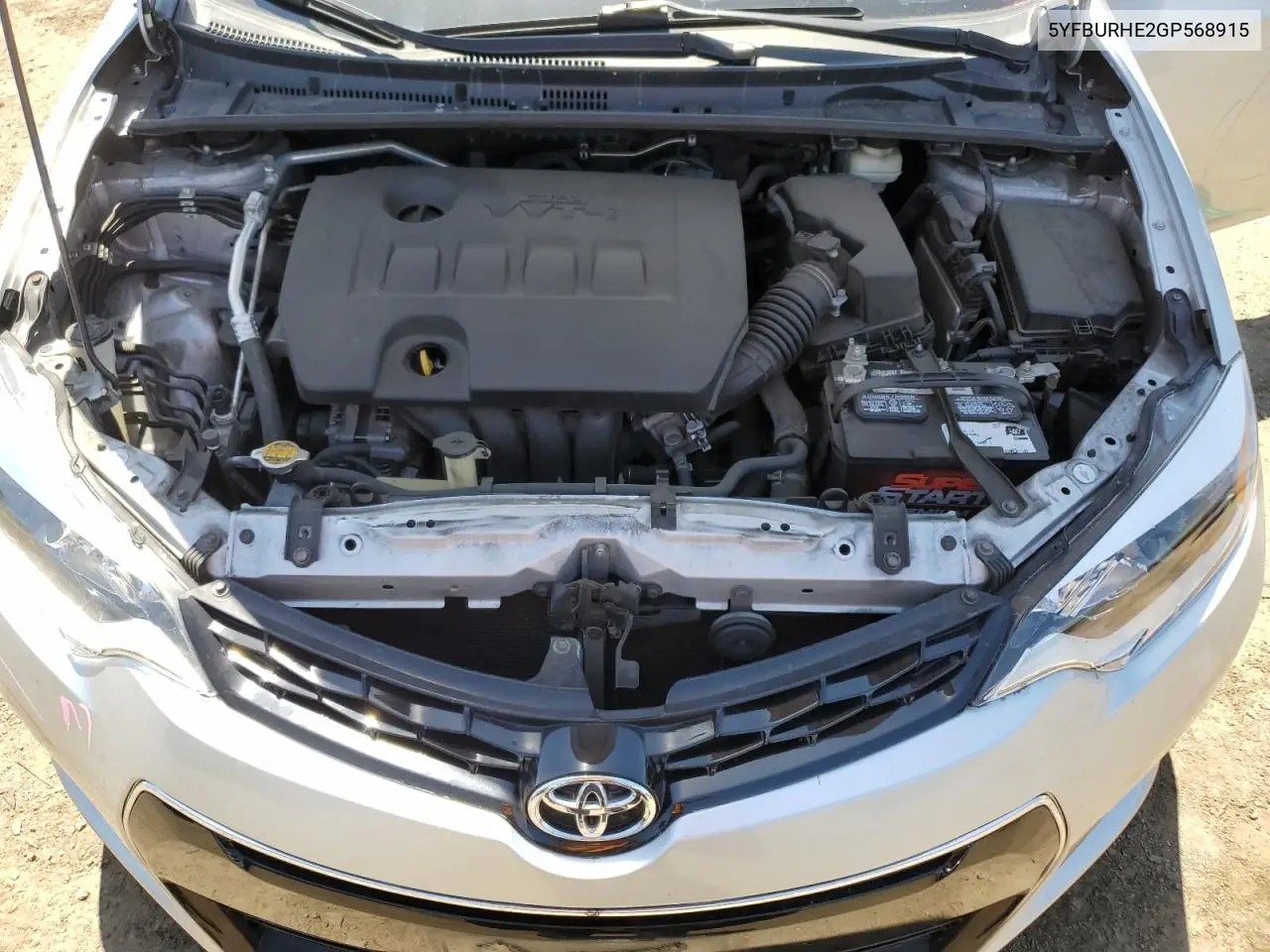 2016 Toyota Corolla L VIN: 5YFBURHE2GP568915 Lot: 63257405