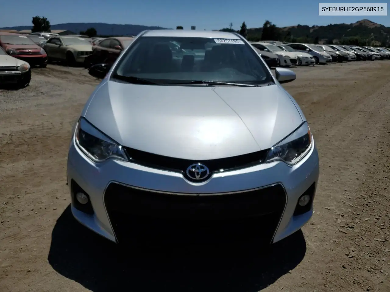 2016 Toyota Corolla L VIN: 5YFBURHE2GP568915 Lot: 63257405