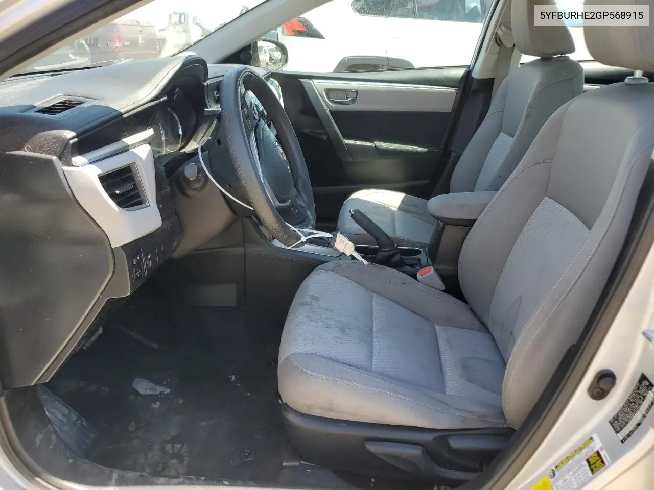 2016 Toyota Corolla L VIN: 5YFBURHE2GP568915 Lot: 63257405