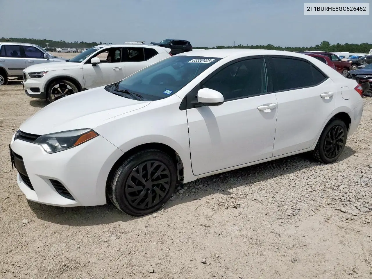 2016 Toyota Corolla L VIN: 2T1BURHE8GC626462 Lot: 63350425