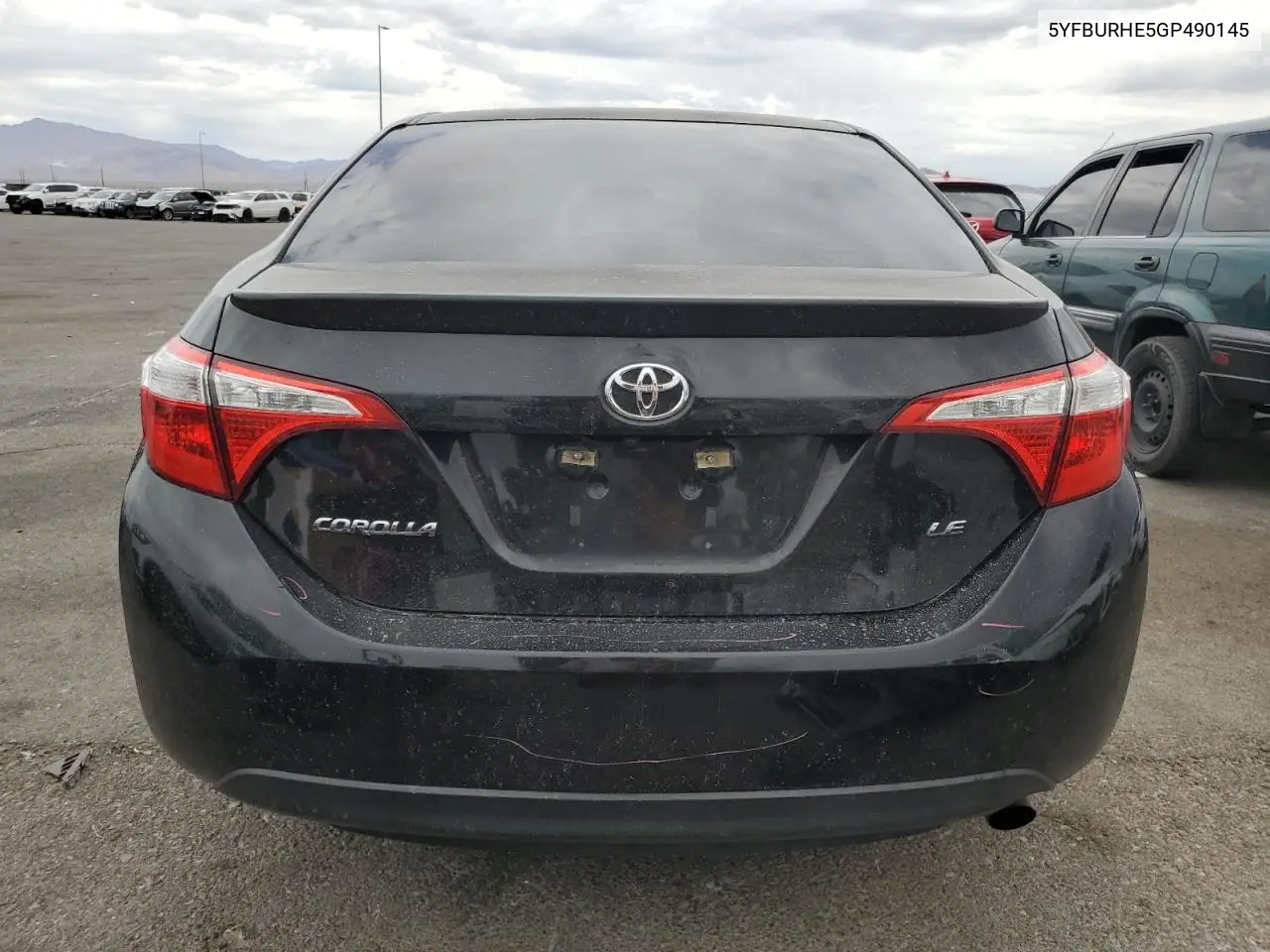2016 Toyota Corolla L VIN: 5YFBURHE5GP490145 Lot: 63449375