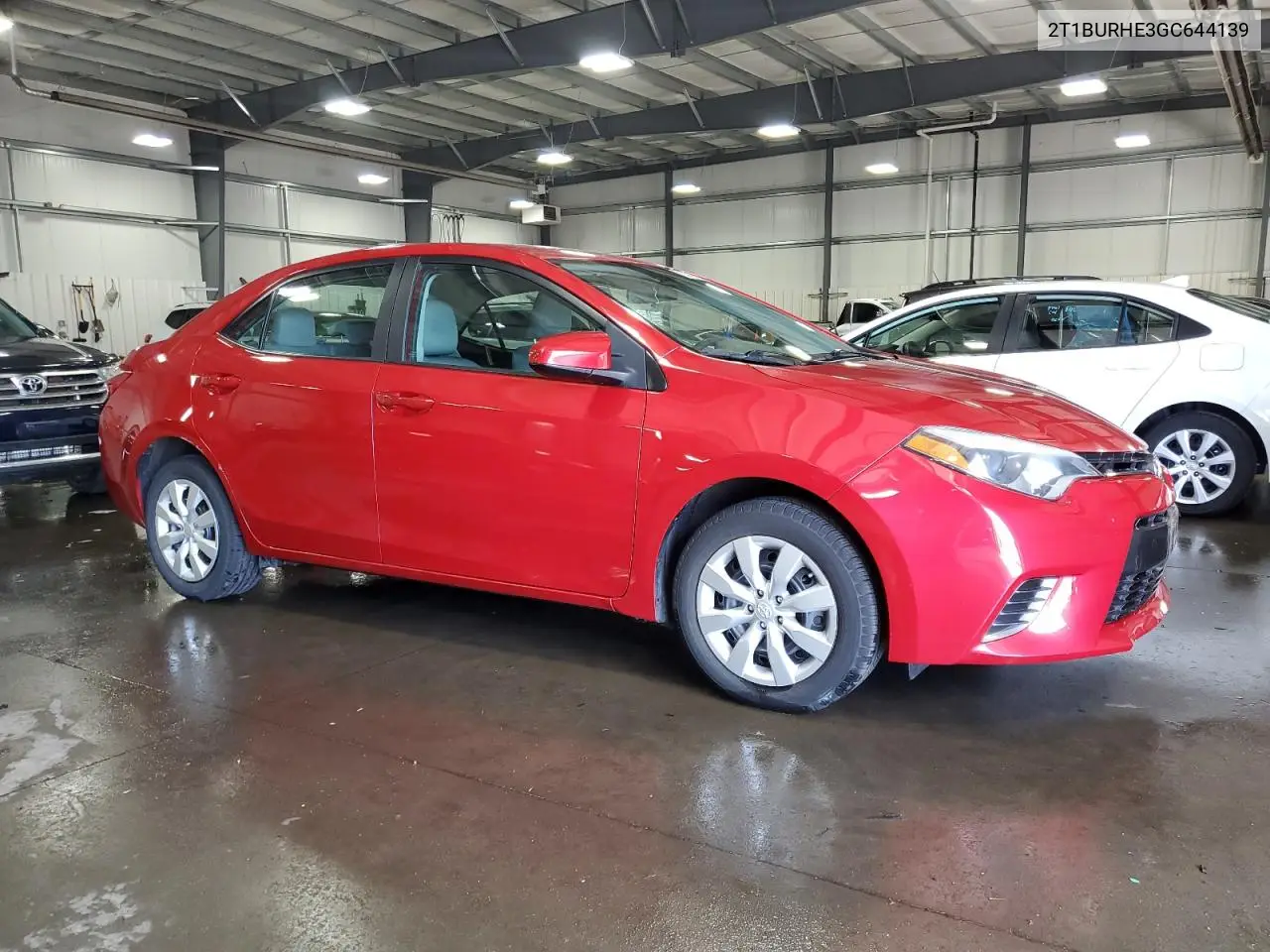 2016 Toyota Corolla L VIN: 2T1BURHE3GC644139 Lot: 63487625
