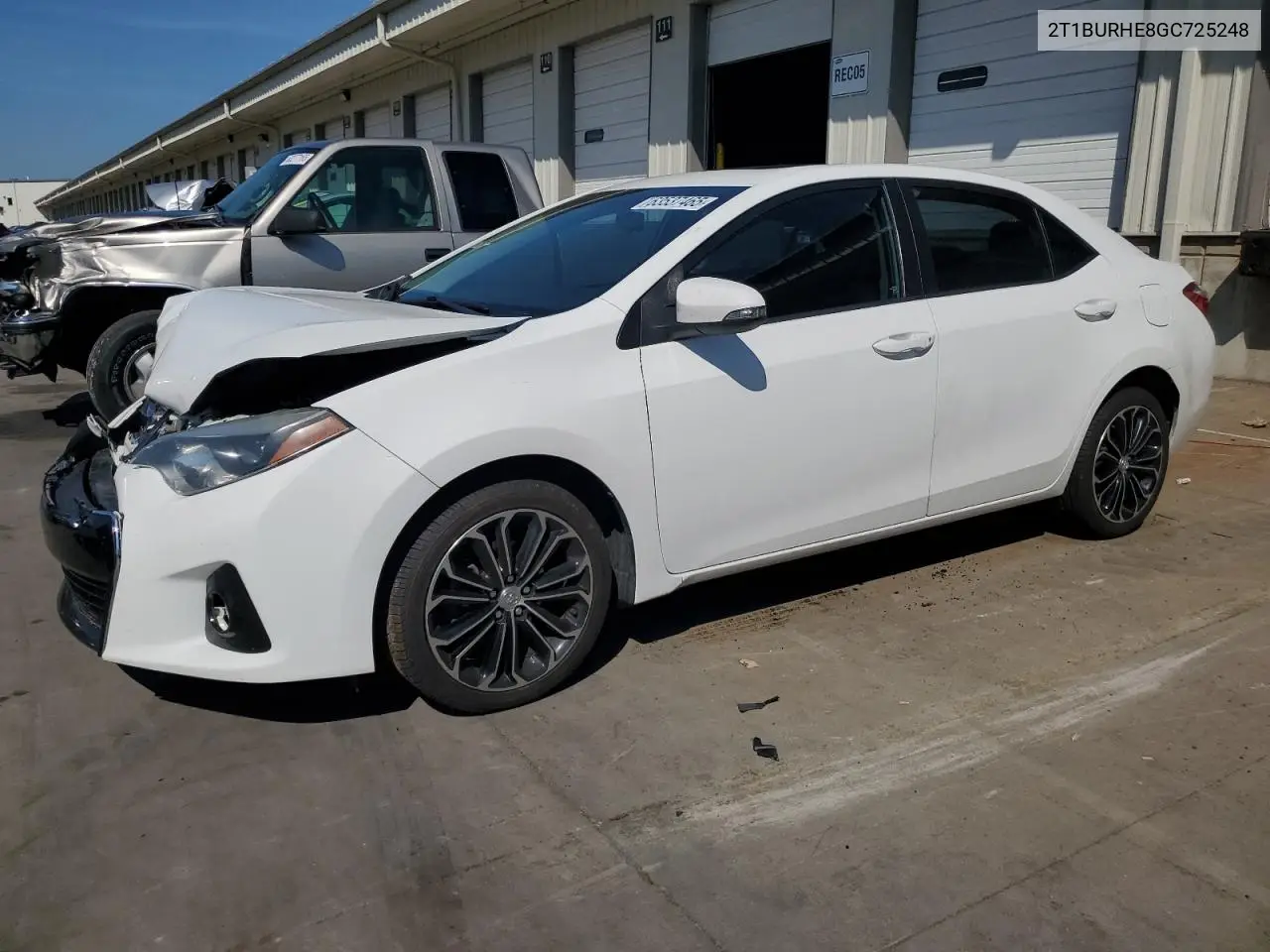 2016 Toyota Corolla L VIN: 2T1BURHE8GC725248 Lot: 63537465