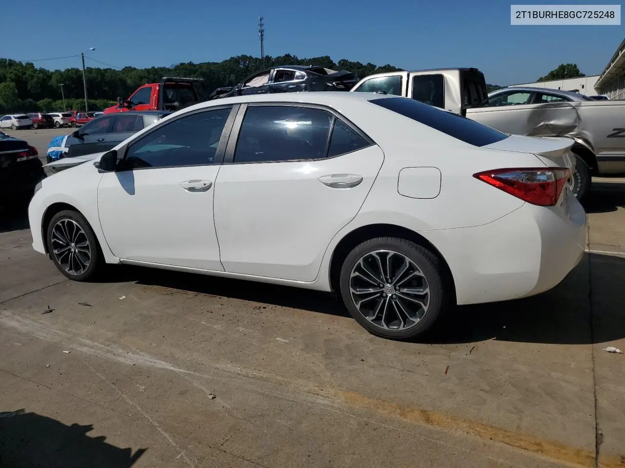 2016 Toyota Corolla L VIN: 2T1BURHE8GC725248 Lot: 63537465