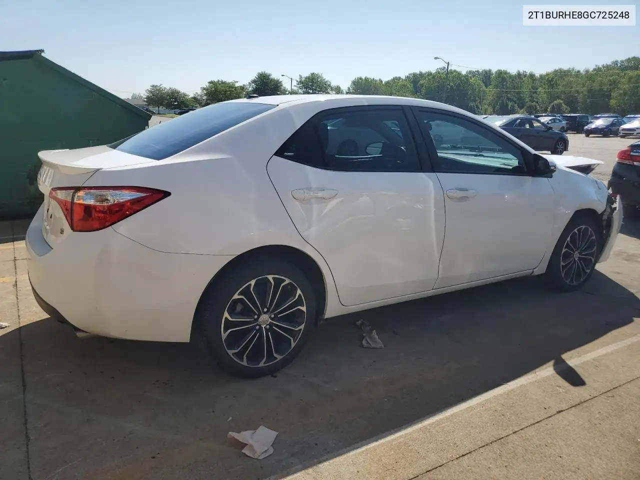 2016 Toyota Corolla L VIN: 2T1BURHE8GC725248 Lot: 63537465