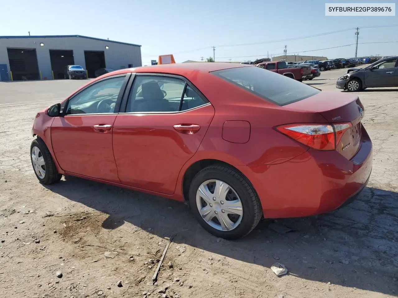 2016 Toyota Corolla L VIN: 5YFBURHE2GP389676 Lot: 65643225