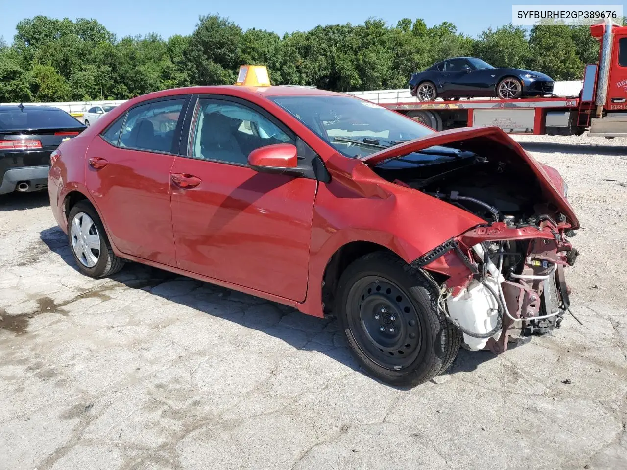 2016 Toyota Corolla L VIN: 5YFBURHE2GP389676 Lot: 65643225