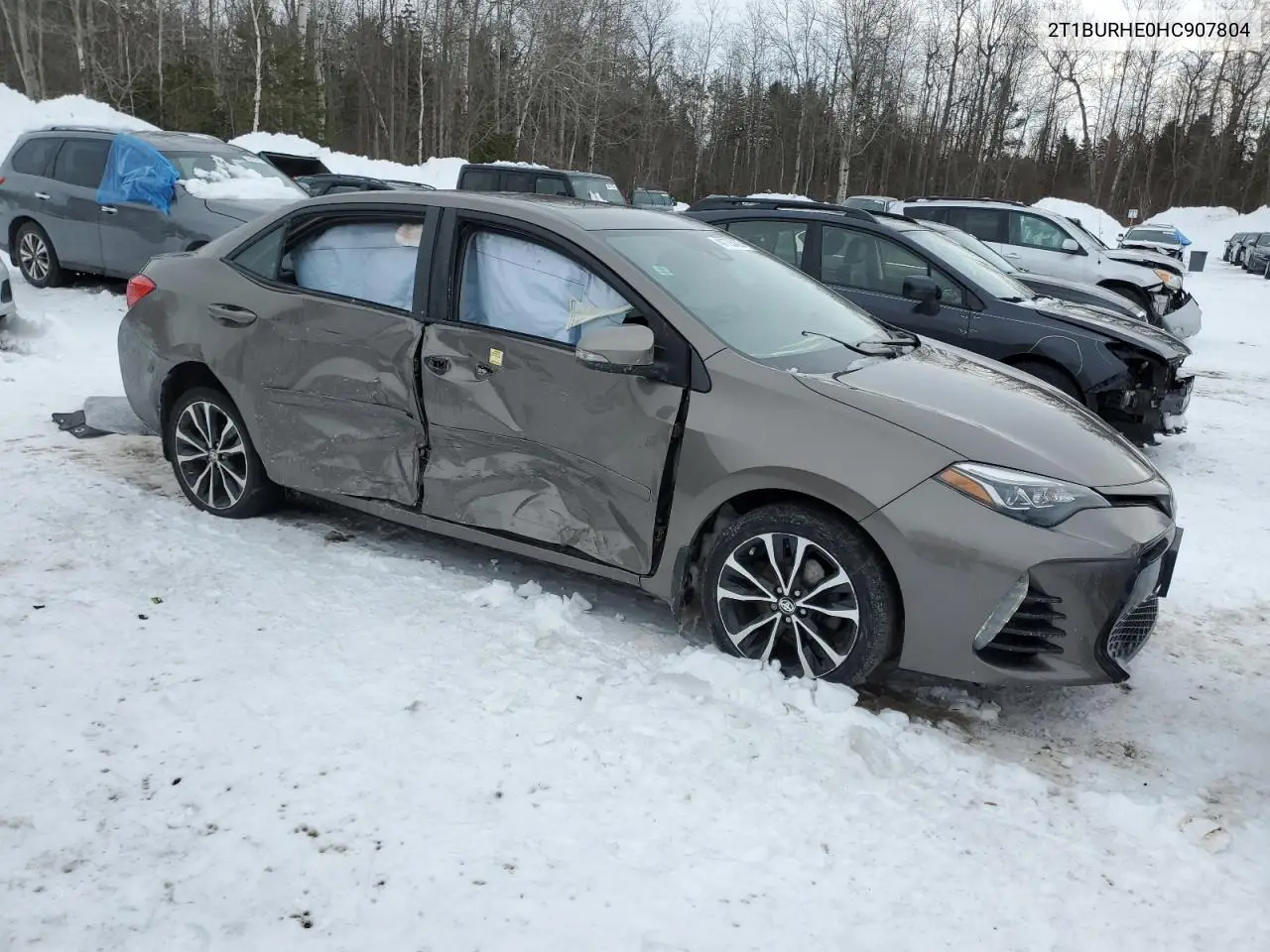 2017 Toyota Corolla L VIN: 2T1BURHE0HC907804 Lot: 41755435