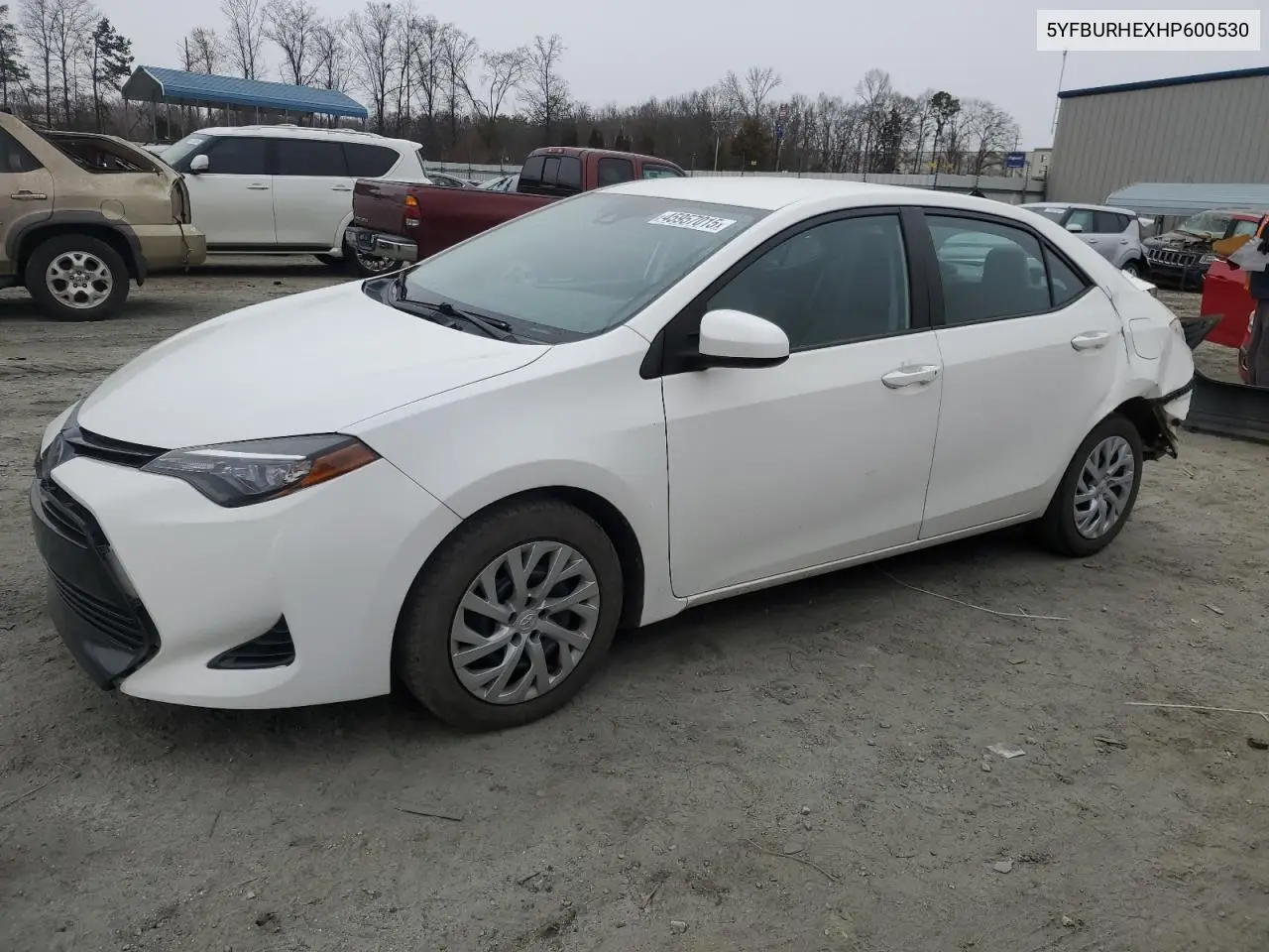 2017 Toyota Corolla L VIN: 5YFBURHEXHP600530 Lot: 47035055