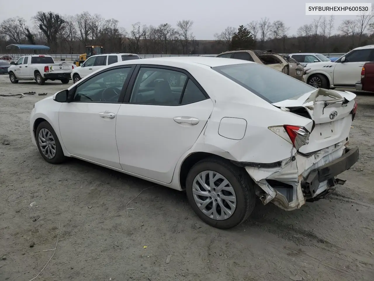 2017 Toyota Corolla L VIN: 5YFBURHEXHP600530 Lot: 47035055