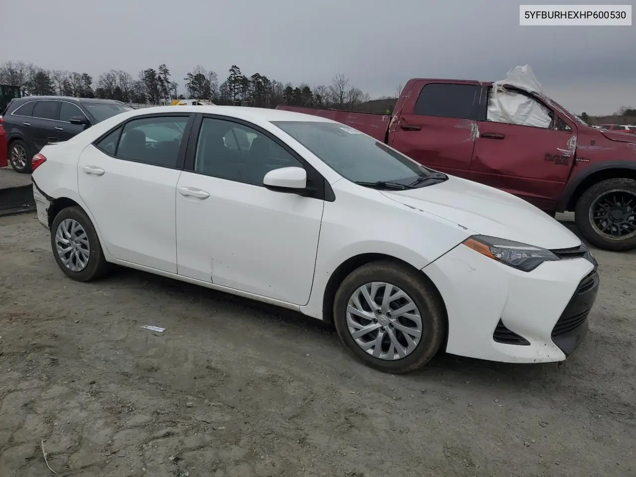 2017 Toyota Corolla L VIN: 5YFBURHEXHP600530 Lot: 47035055