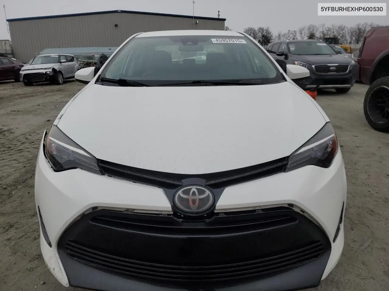 2017 Toyota Corolla L VIN: 5YFBURHEXHP600530 Lot: 47035055