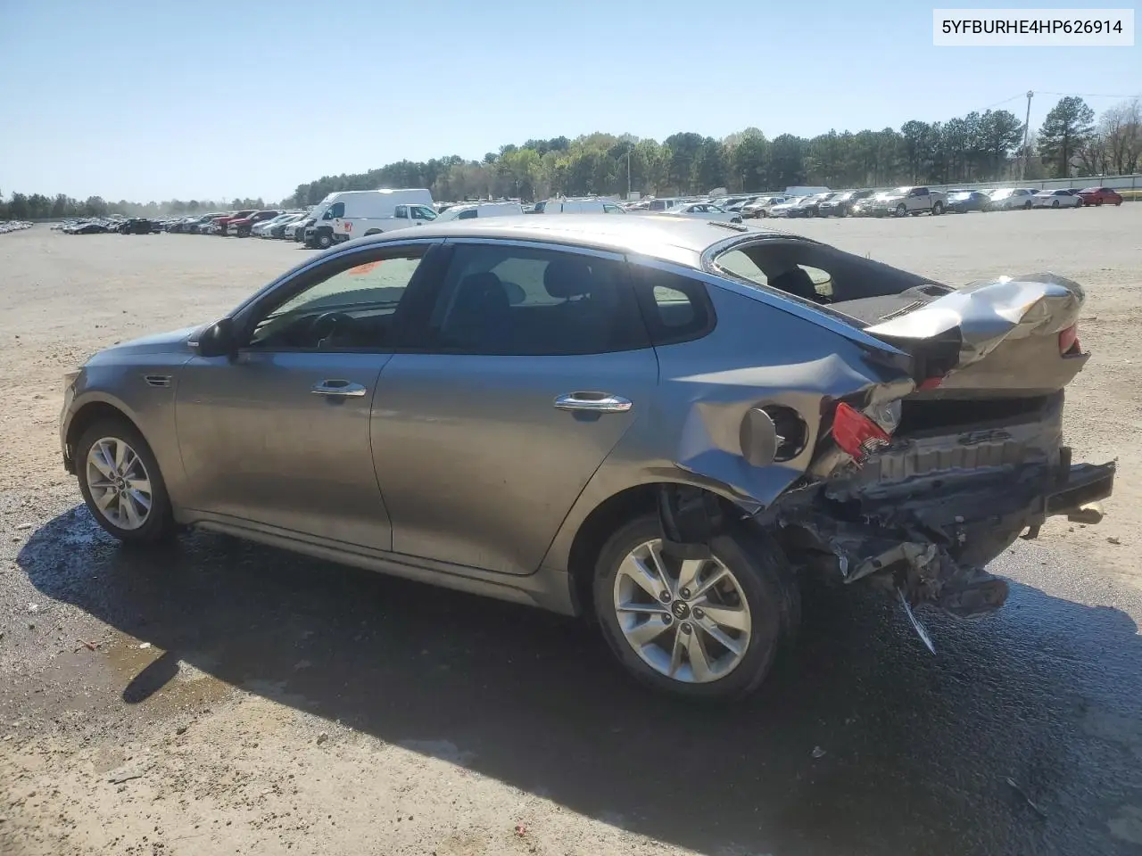 2017 Toyota Corolla L VIN: 5YFBURHE4HP626914 Lot: 50050185