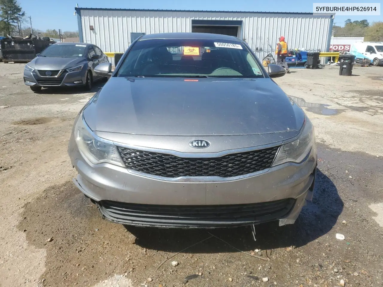 2017 Toyota Corolla L VIN: 5YFBURHE4HP626914 Lot: 50050185