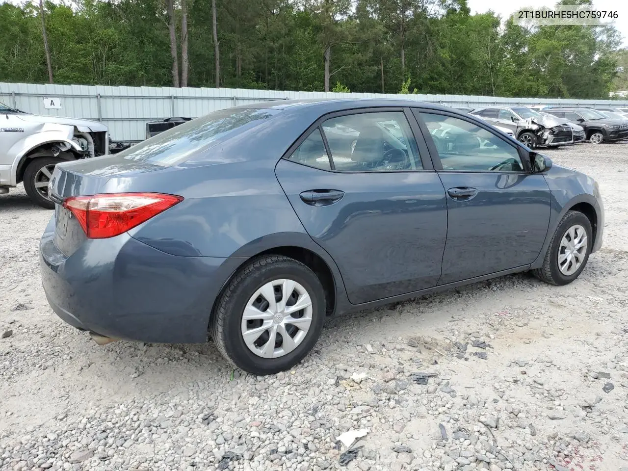 2017 Toyota Corolla L VIN: 2T1BURHE5HC759746 Lot: 55236065