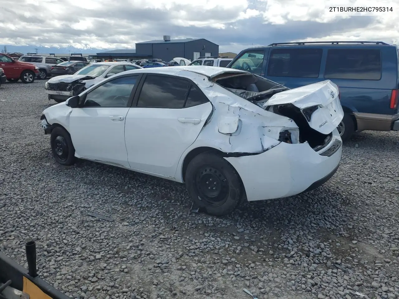 2017 Toyota Corolla L VIN: 2T1BURHE2HC795314 Lot: 56388175