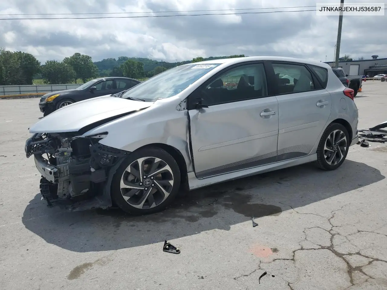 2017 Toyota Corolla Im VIN: JTNKARJEXHJ536587 Lot: 56892215
