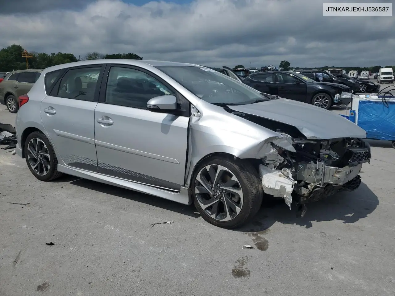 2017 Toyota Corolla Im VIN: JTNKARJEXHJ536587 Lot: 56892215