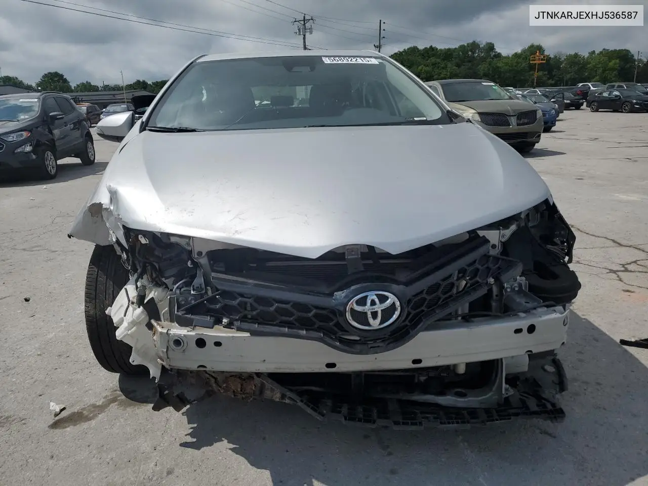 2017 Toyota Corolla Im VIN: JTNKARJEXHJ536587 Lot: 56892215