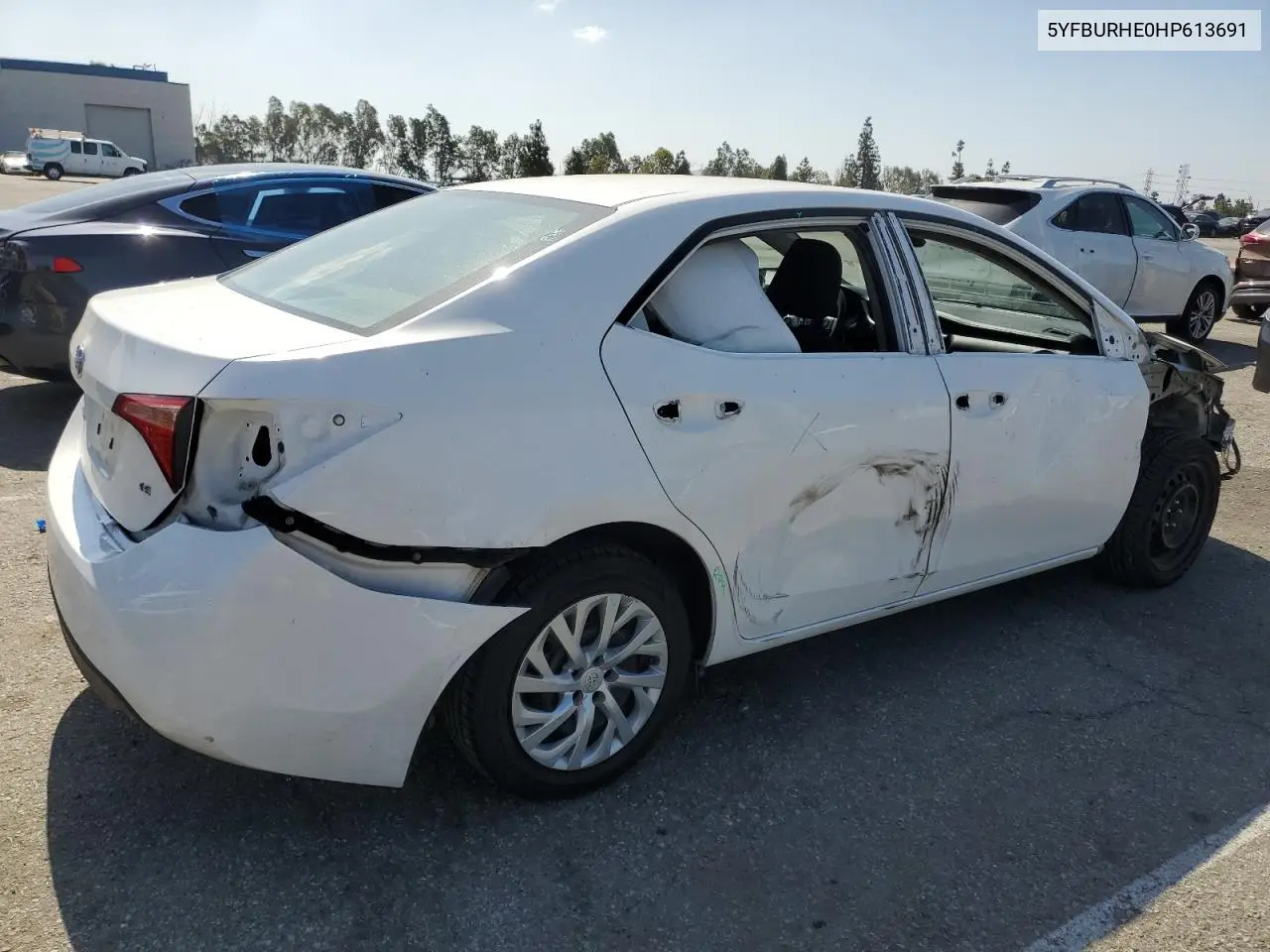 2017 Toyota Corolla L VIN: 5YFBURHE0HP613691 Lot: 56975715