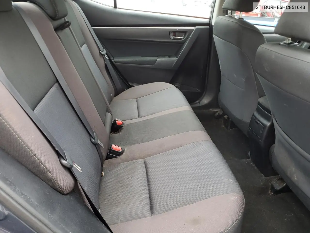 2017 Toyota Corolla L VIN: 2T1BURHE6HC851643 Lot: 57140965